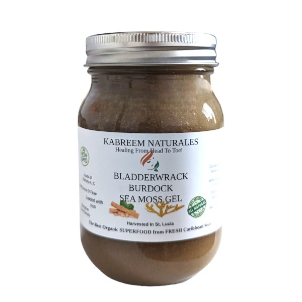 Bladderwrack & Burdock Sea Moss Gel - KABREEM NATURALES