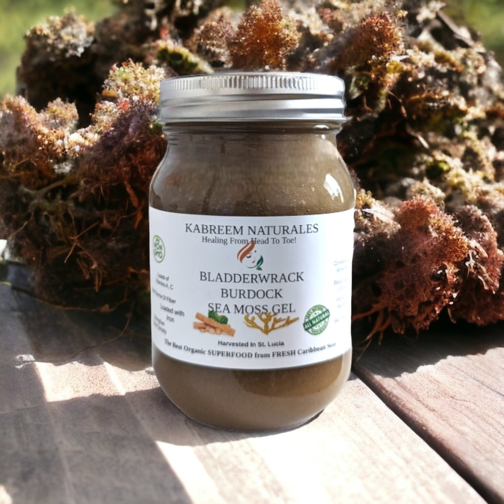 Bladderwrack & Burdock Sea Moss Gel - KABREEM NATURALES