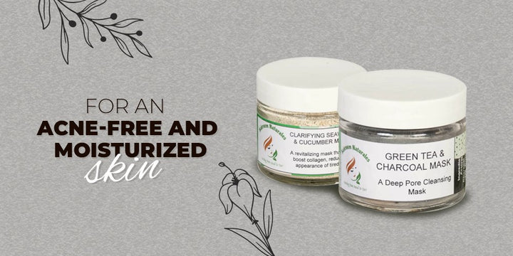What are the best face masks for acne-free and moisturized skin?