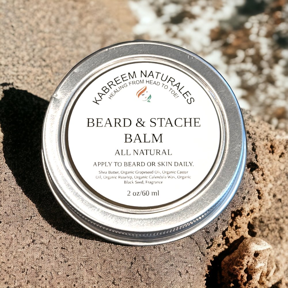 Beard & Stache Balm - KABREEM NATURALES