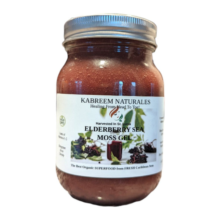 Elderberry Sea Moss Gel - KABREEM NATURALES