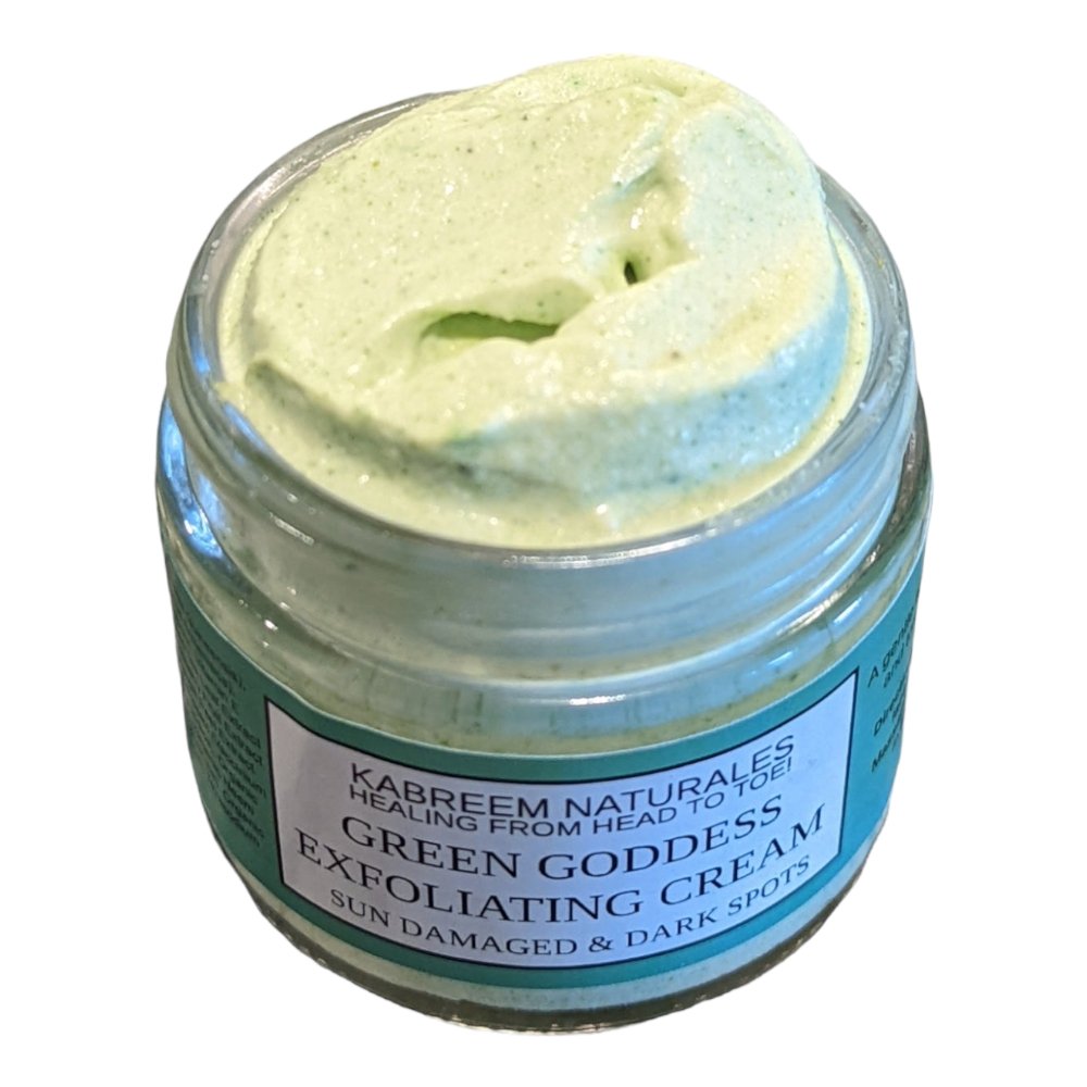 Green Goddess Exfoliating Cream - KABREEM NATURALES