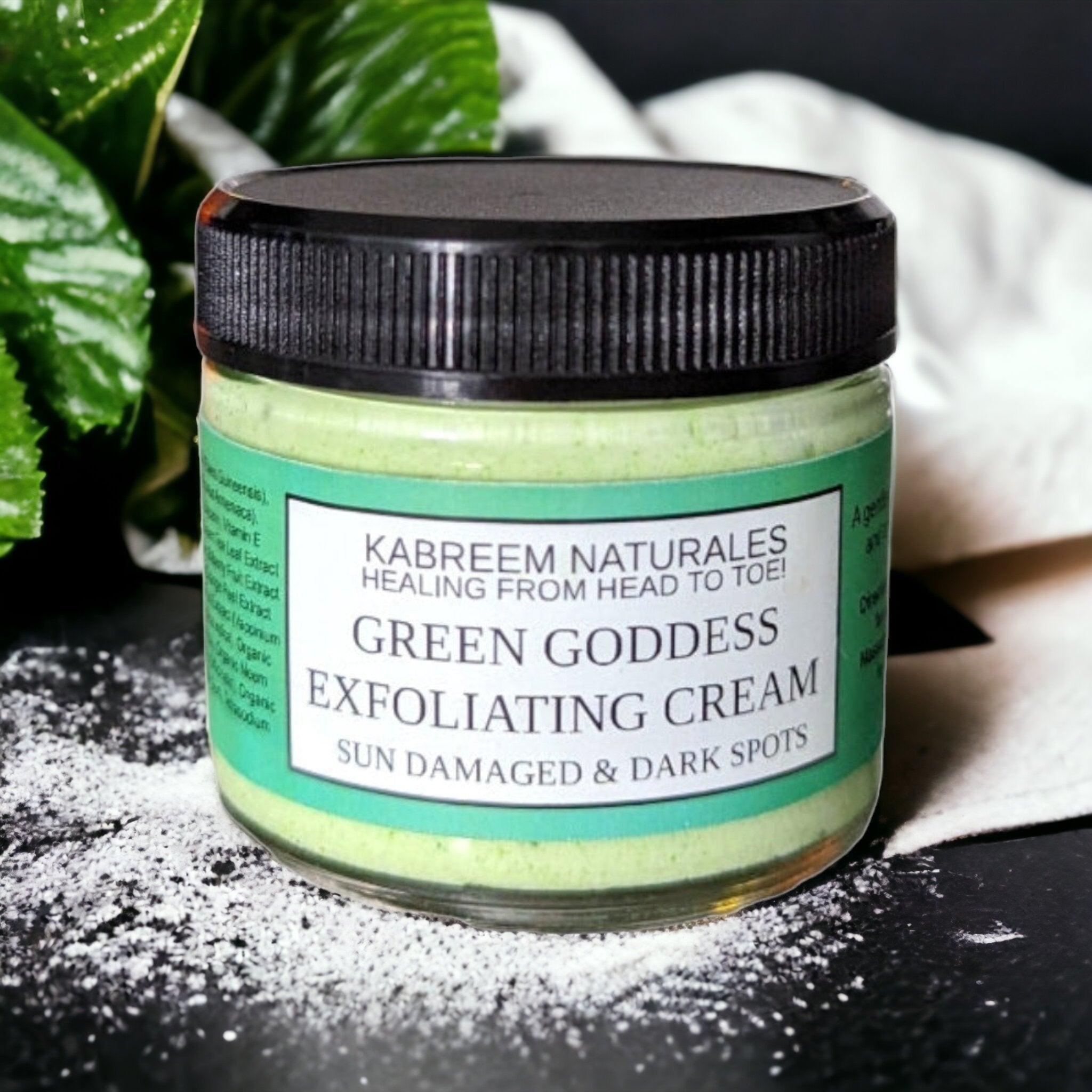 Green Goddess Exfoliating Cream - KABREEM NATURALES