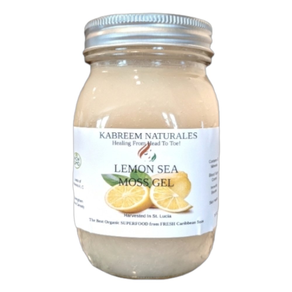 Lemon Sea Moss Gel - KABREEM NATURALES