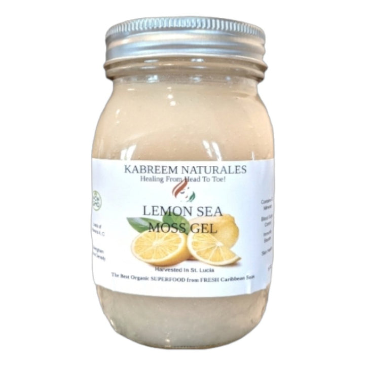 Lemon Sea Moss Gel - KABREEM NATURALES