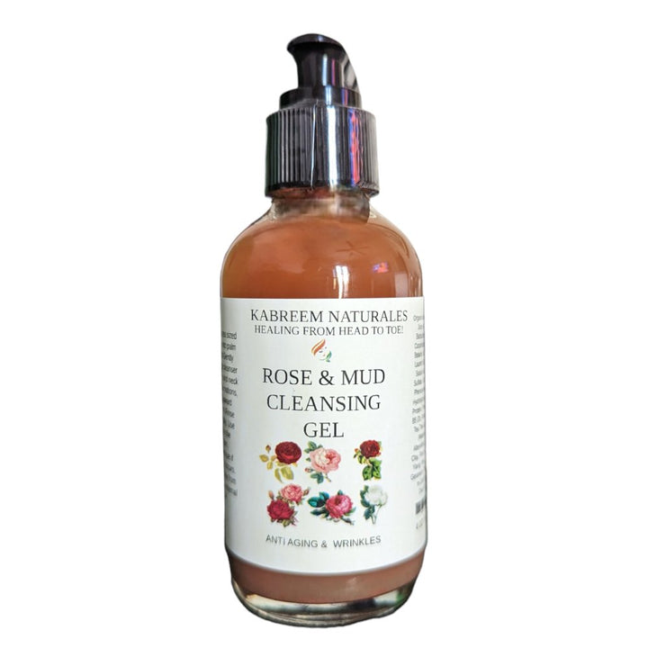 Rose & Mud Gel Face Cleanser - KABREEM NATURALES