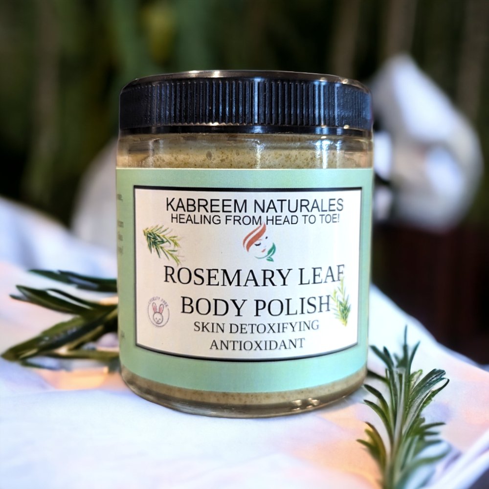 Rosemary Leaf Body Polish - KABREEM NATURALES