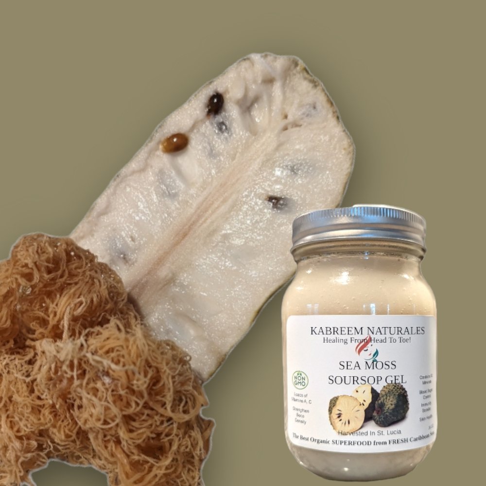 Soursop Sea Moss Gel - KABREEM NATURALES
